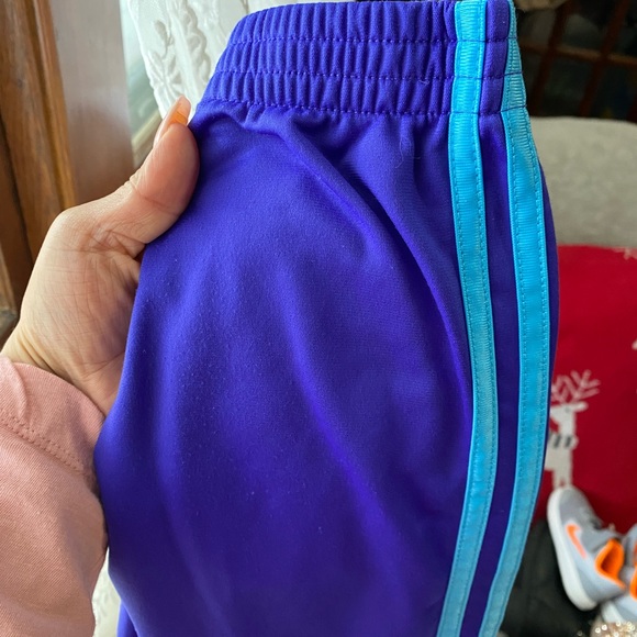 Adidas Girl’s Tracksuit Outfit Dark Purple - Picture 14 of 16